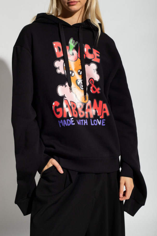Printed hoodie Dolce & Gabbana - dolce gabbana t shirt mit logo 